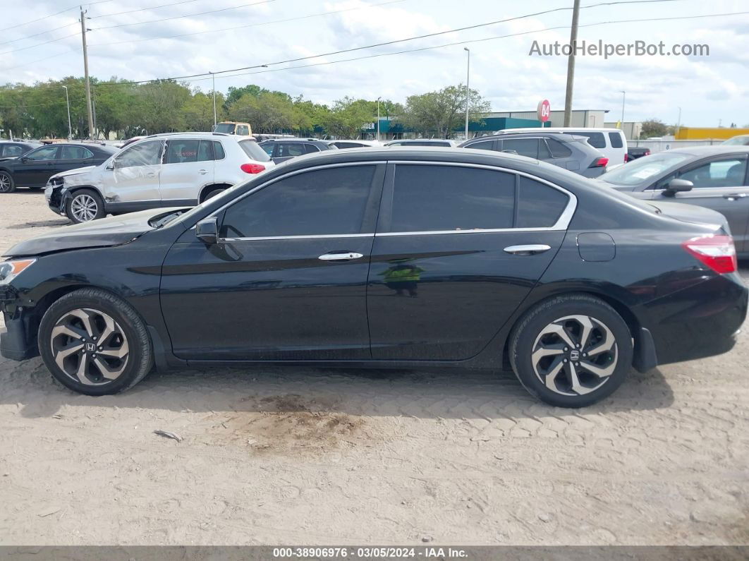 2016 Honda Accord Ex Черный vin: 1HGCR2F0XGA034314