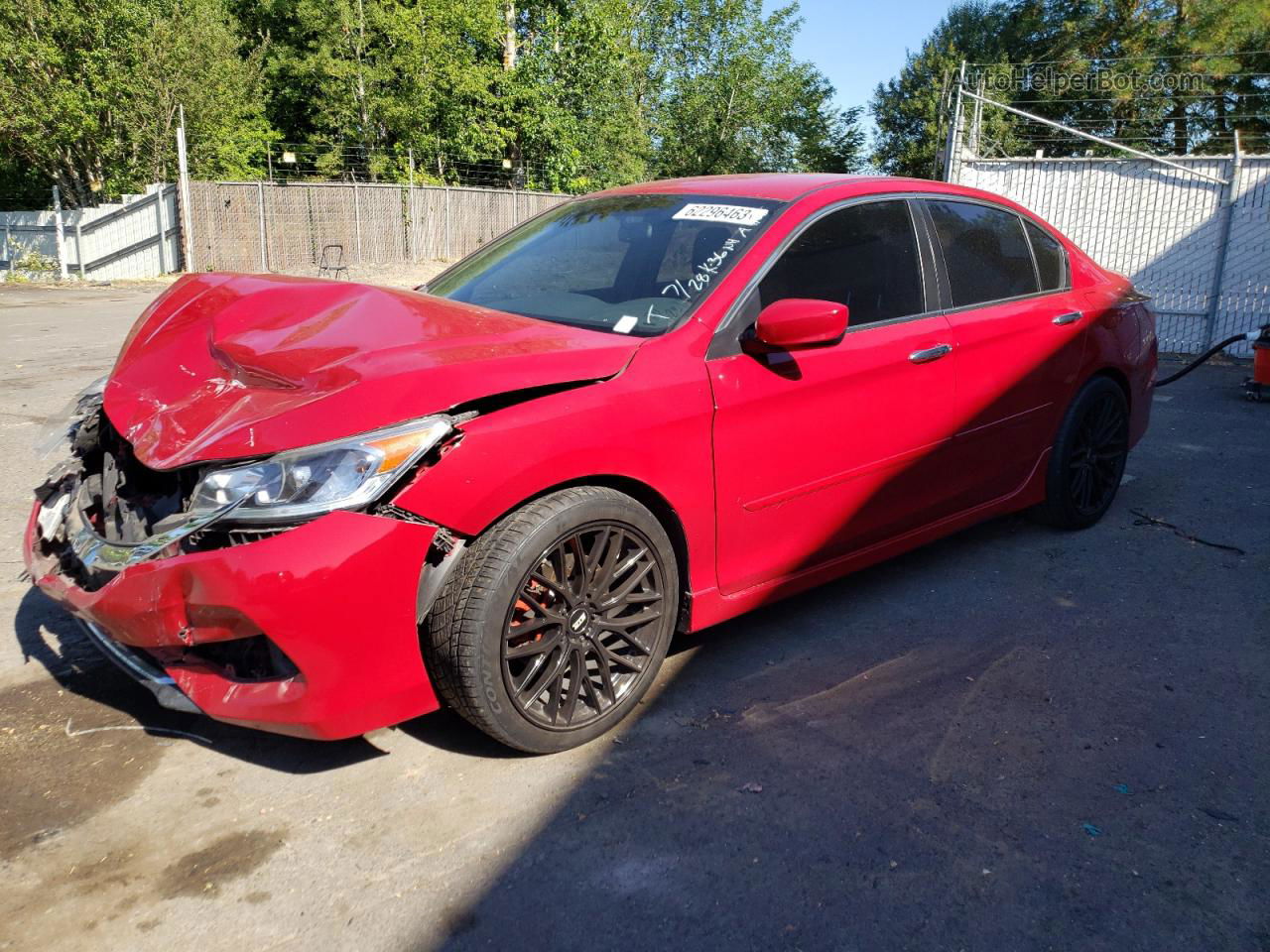 2017 Honda Accord Sport Special Edition Red vin: 1HGCR2F10HA111606