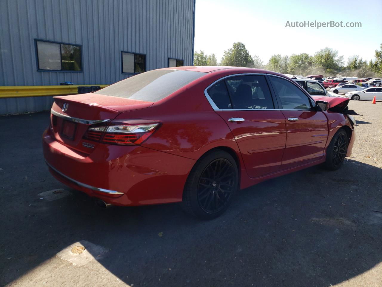 2017 Honda Accord Sport Special Edition Red vin: 1HGCR2F10HA111606