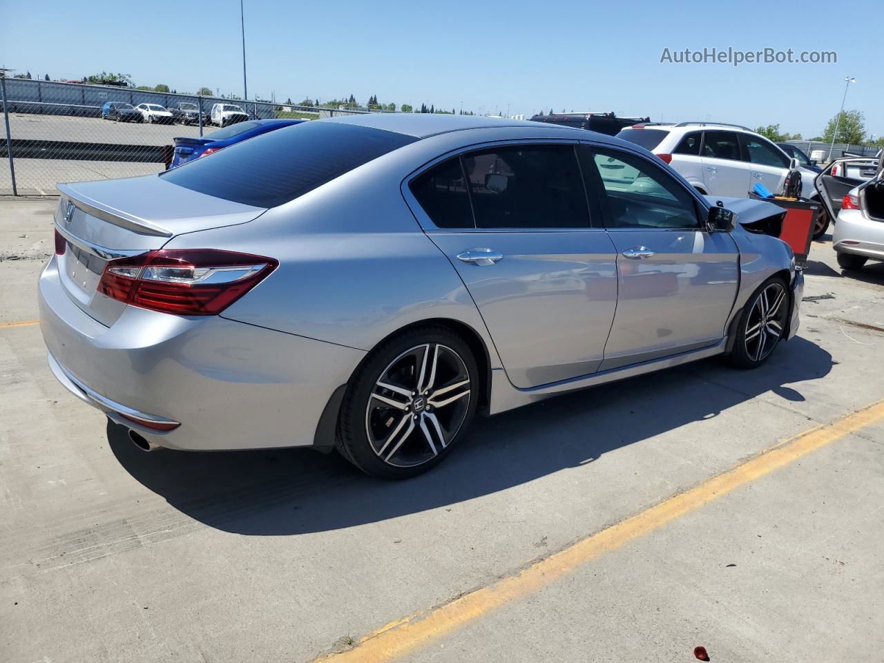 2017 Honda Accord Sport Special Edition Silver vin: 1HGCR2F11HA057880