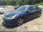 2017 Honda Accord Sedan Sport Se Синий vin: 1HGCR2F11HA141150