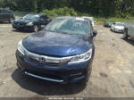 2017 Honda Accord Sedan Sport Se Blue vin: 1HGCR2F11HA141150