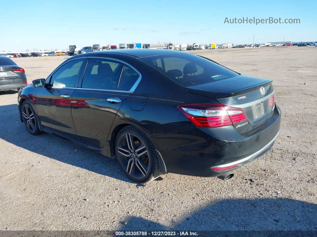 2017 Honda Accord Sport Se Black vin: 1HGCR2F11HA183320