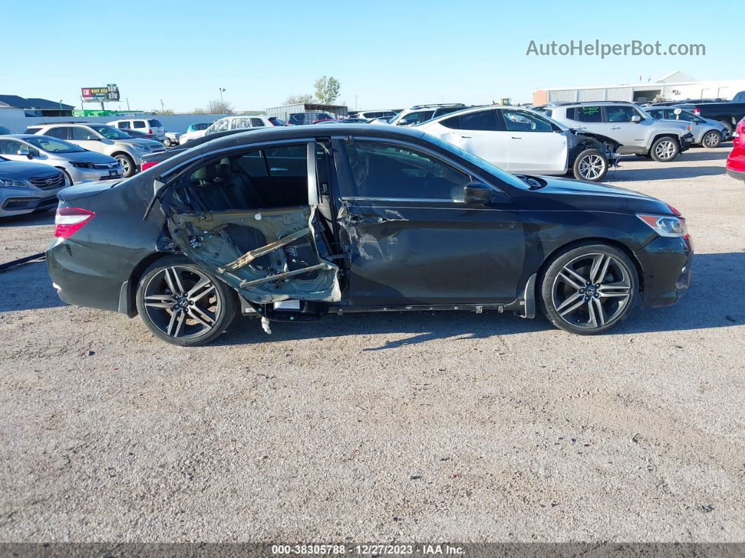 2017 Honda Accord Sport Se Black vin: 1HGCR2F11HA183320