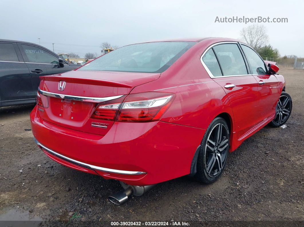 2017 Honda Accord Sport Se Red vin: 1HGCR2F11HA194575