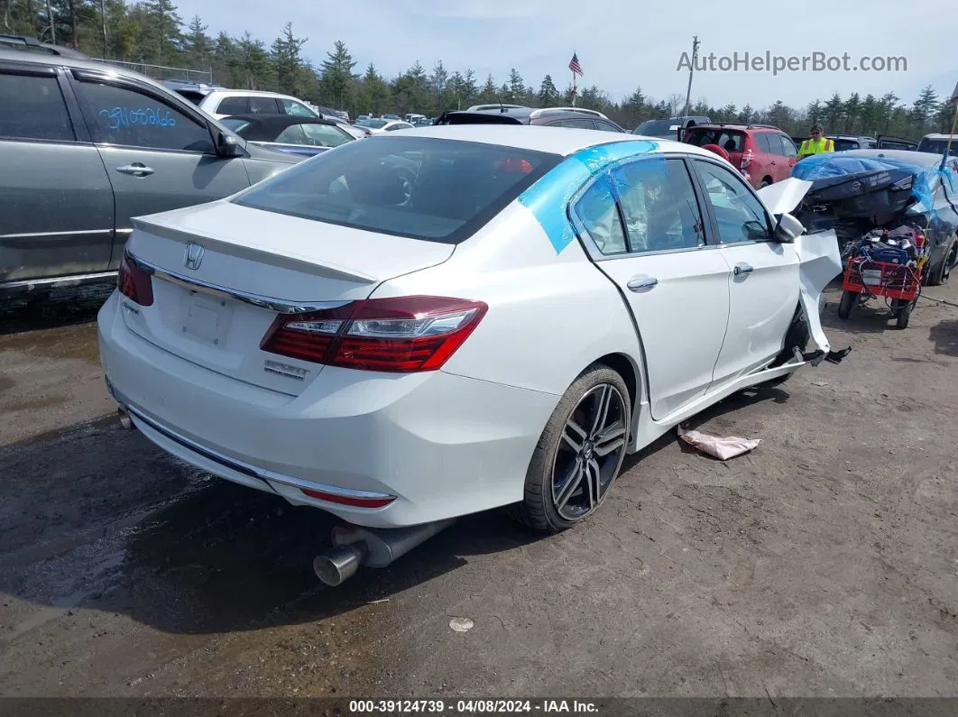 2017 Honda Accord Sport Se White vin: 1HGCR2F11HA222326