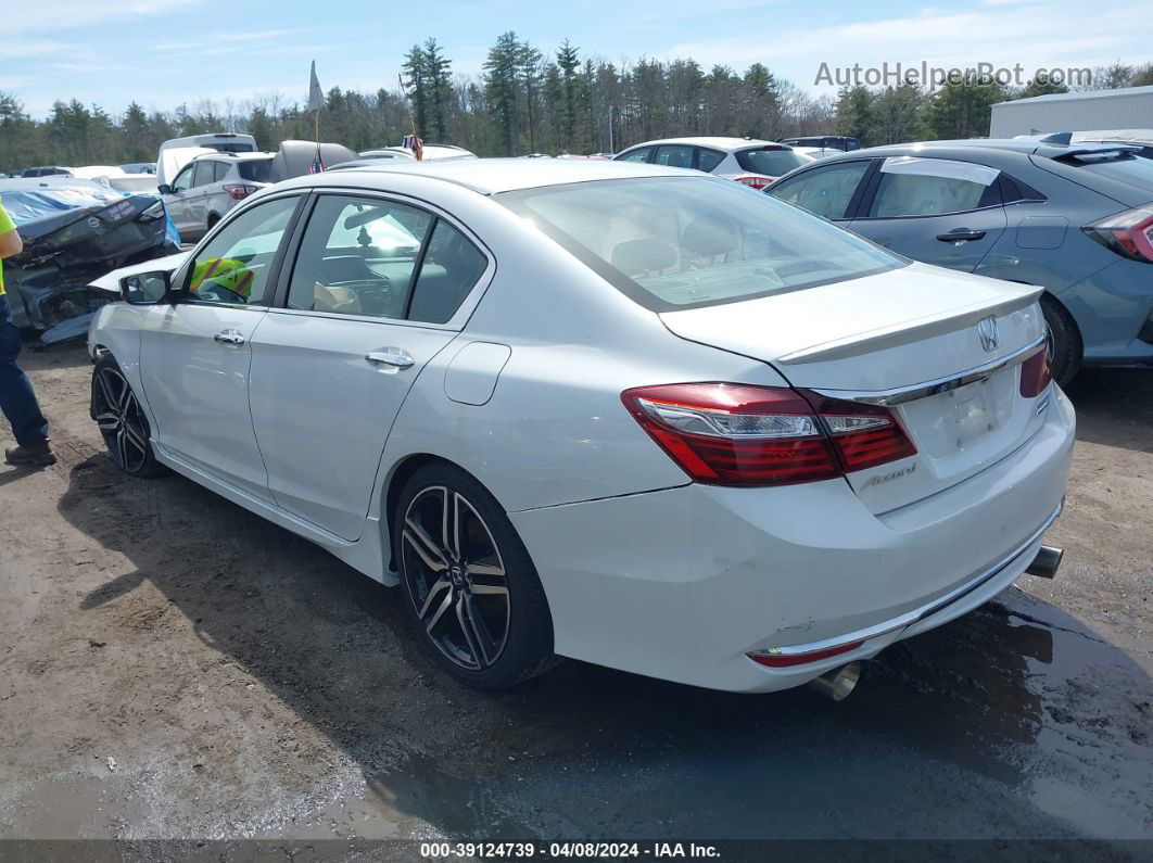 2017 Honda Accord Sport Se White vin: 1HGCR2F11HA222326