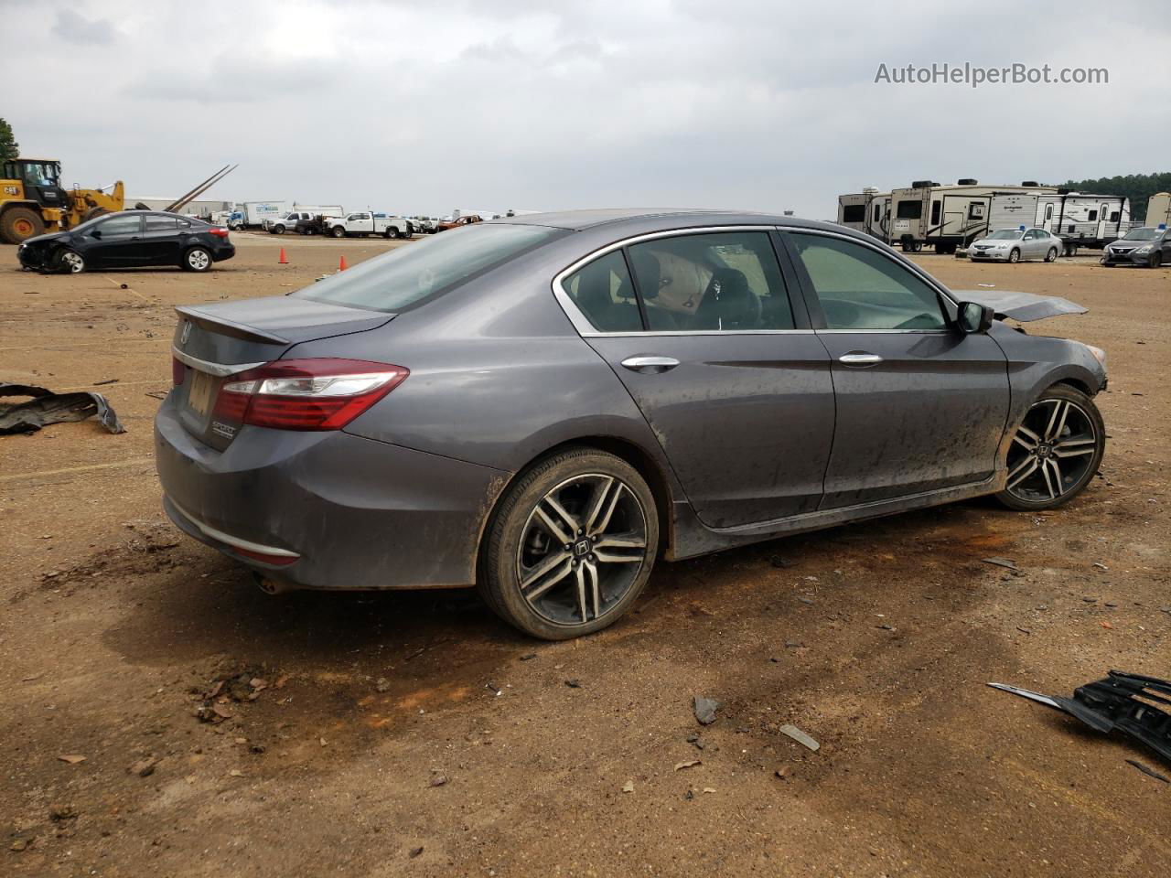 2017 Honda Accord Sport Special Edition Gray vin: 1HGCR2F11HA251051