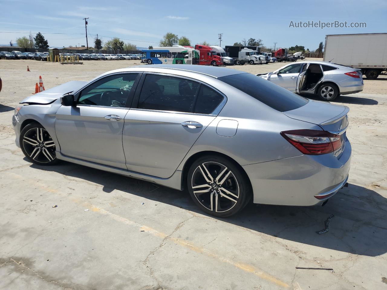 2017 Honda Accord Sport Special Edition Silver vin: 1HGCR2F11HA266651