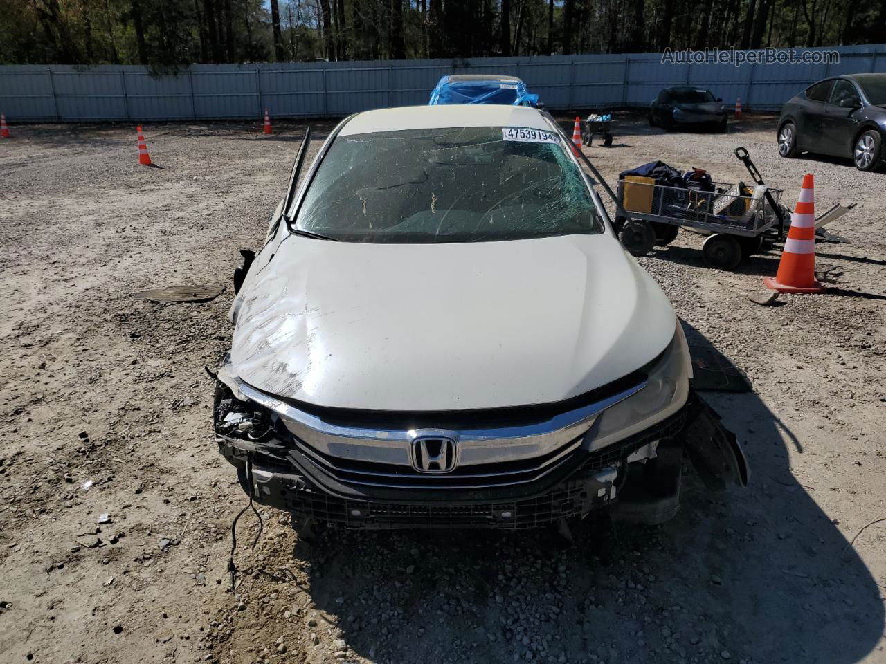 2017 Honda Accord Sport Special Edition White vin: 1HGCR2F12HA047388