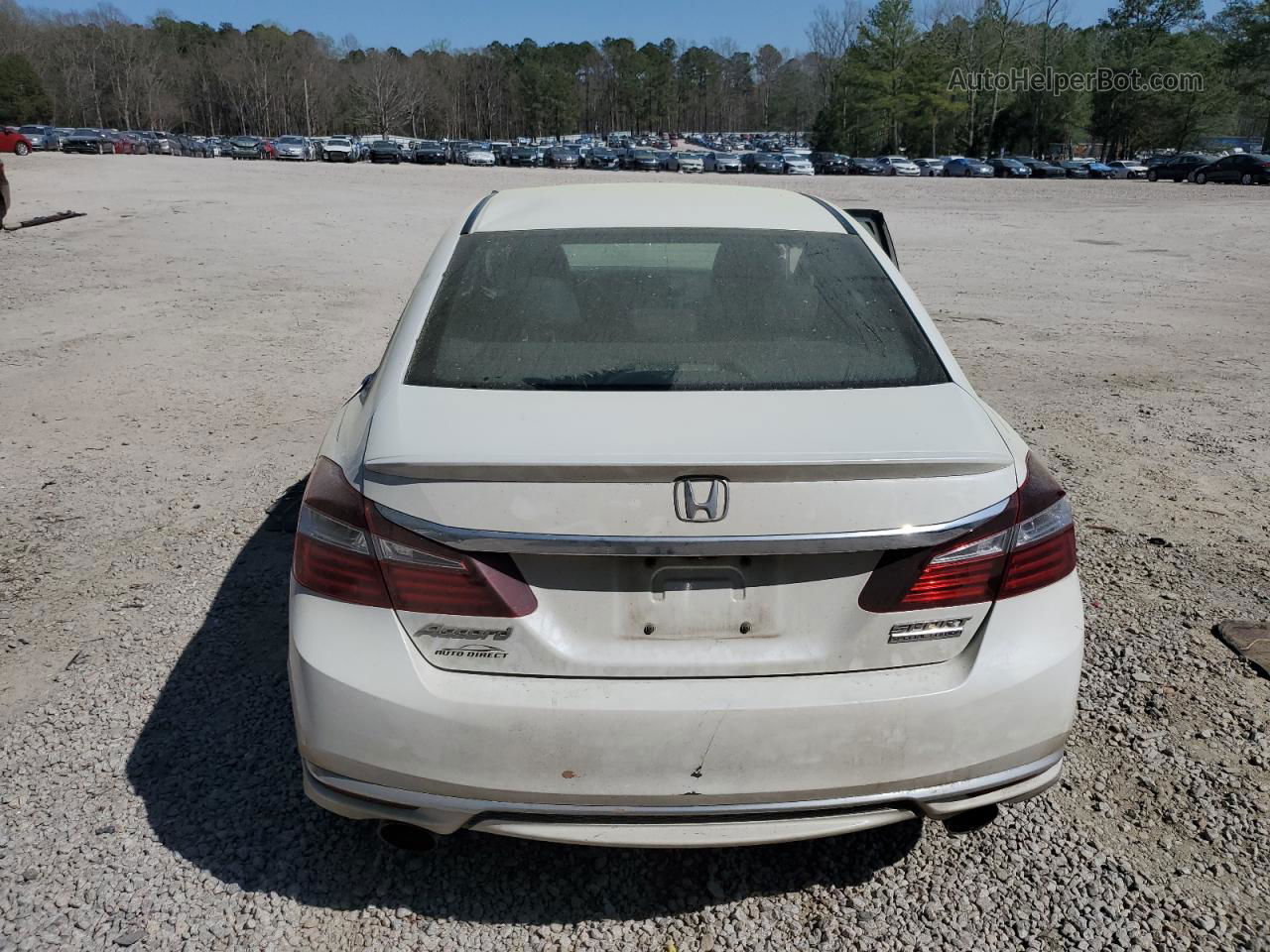 2017 Honda Accord Sport Special Edition White vin: 1HGCR2F12HA047388