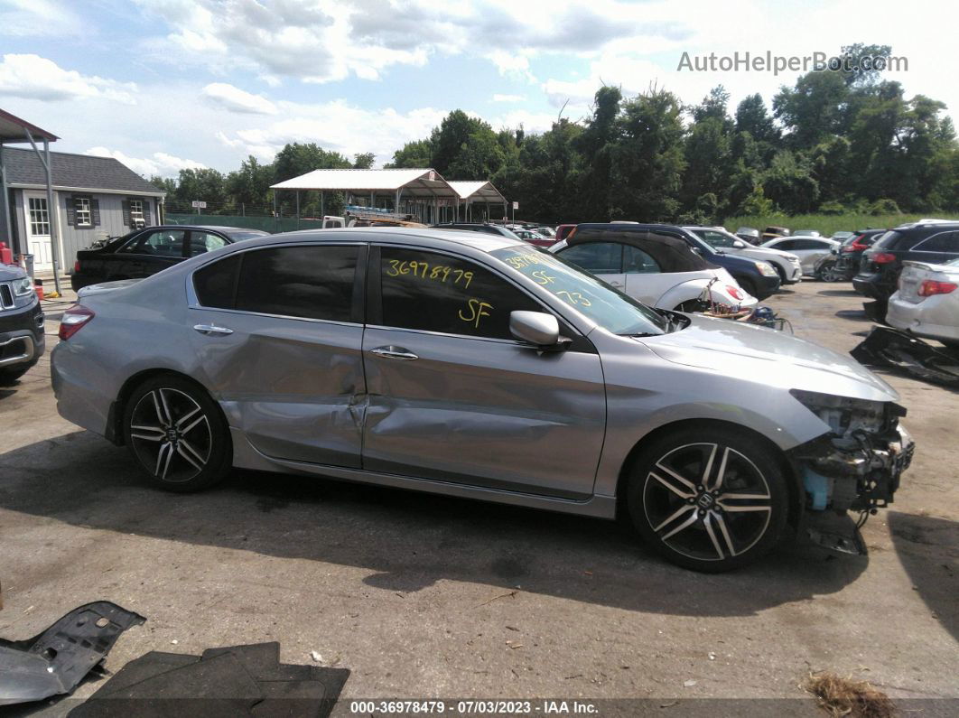 2017 Honda Accord Sedan Sport Se Silver vin: 1HGCR2F12HA168826