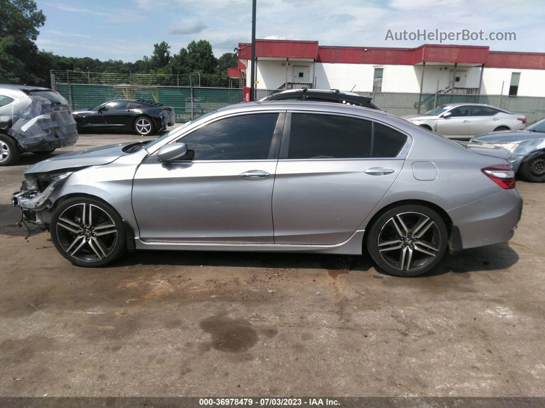 2017 Honda Accord Sedan Sport Se Серебряный vin: 1HGCR2F12HA168826