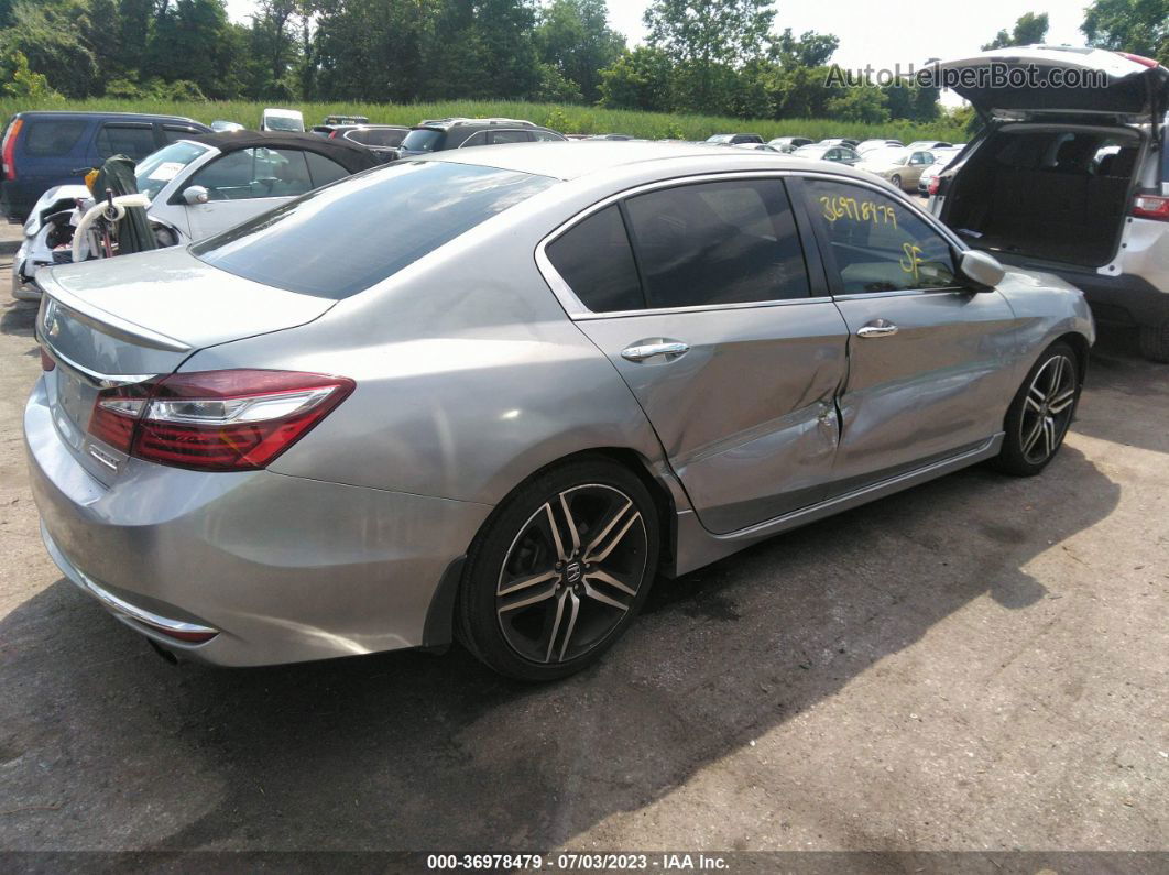 2017 Honda Accord Sedan Sport Se Silver vin: 1HGCR2F12HA168826