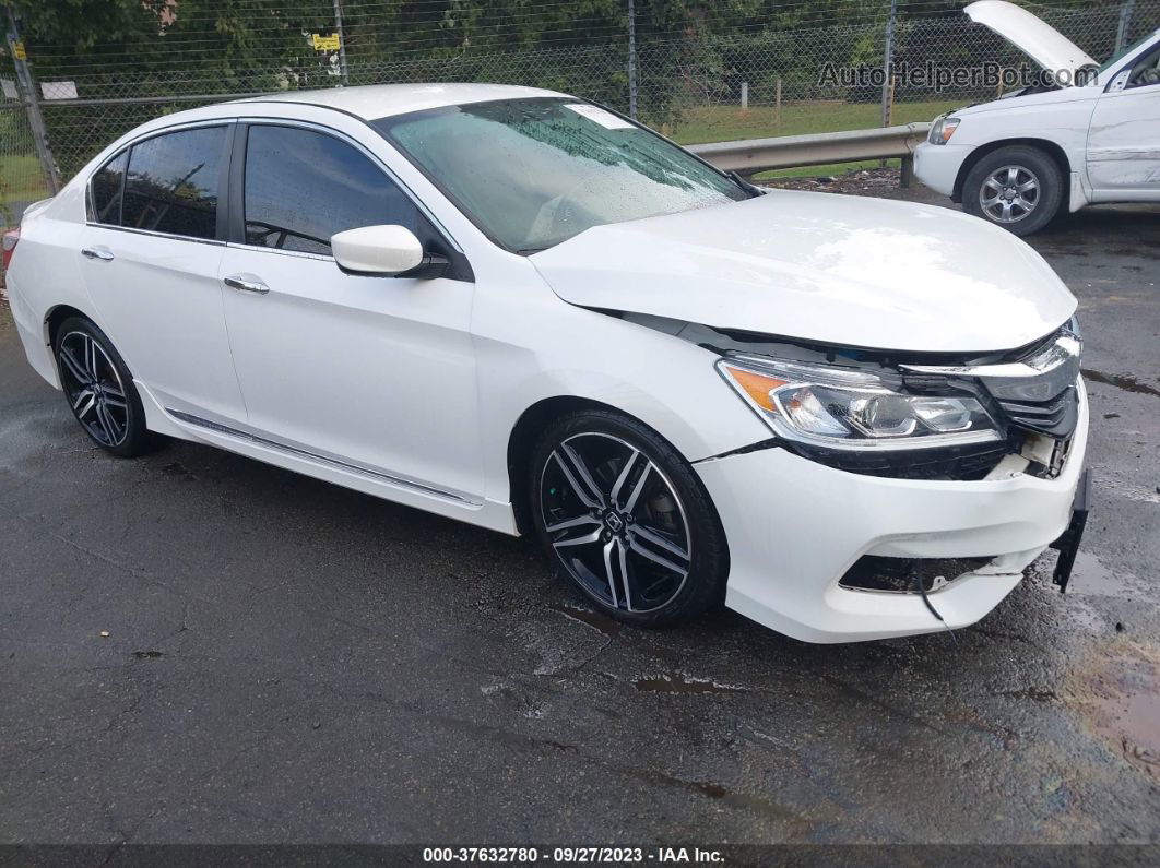 2017 Honda Accord Sedan Sport Se Белый vin: 1HGCR2F13HA031197