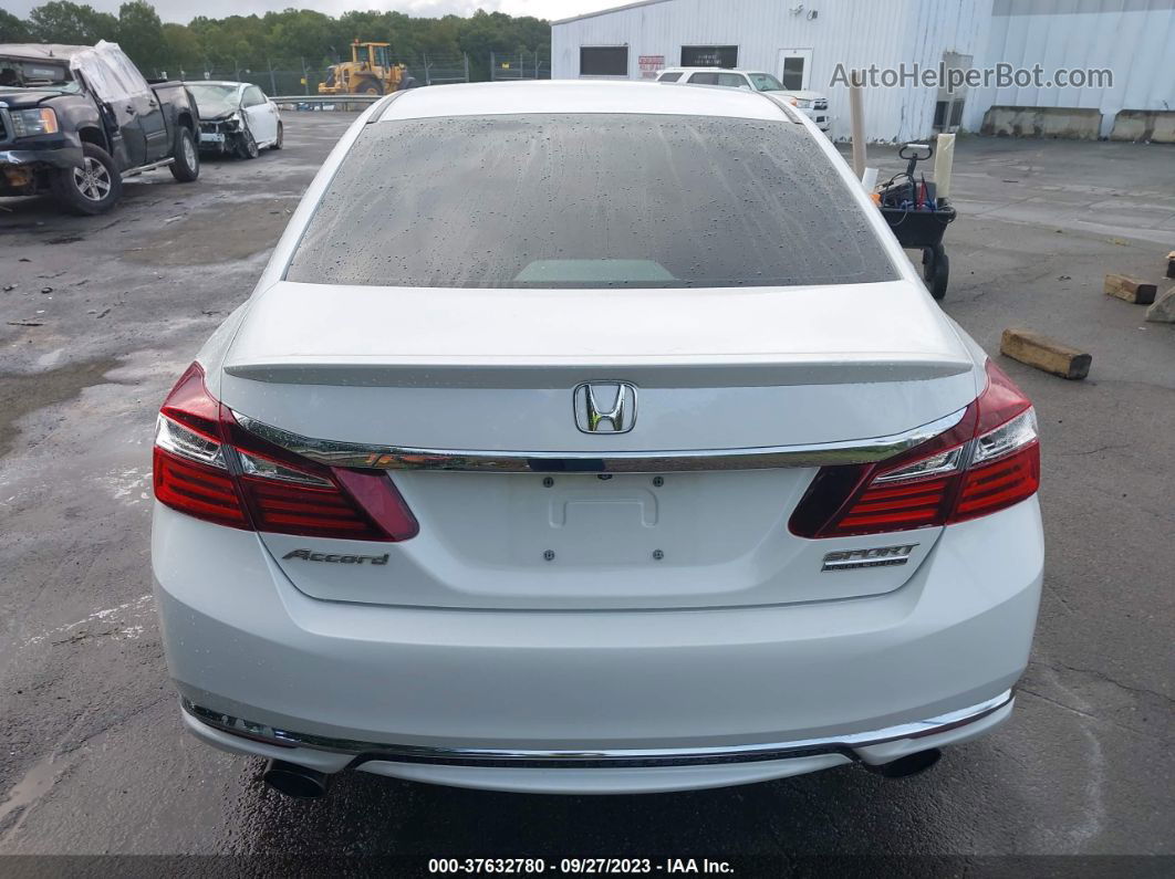 2017 Honda Accord Sedan Sport Se White vin: 1HGCR2F13HA031197