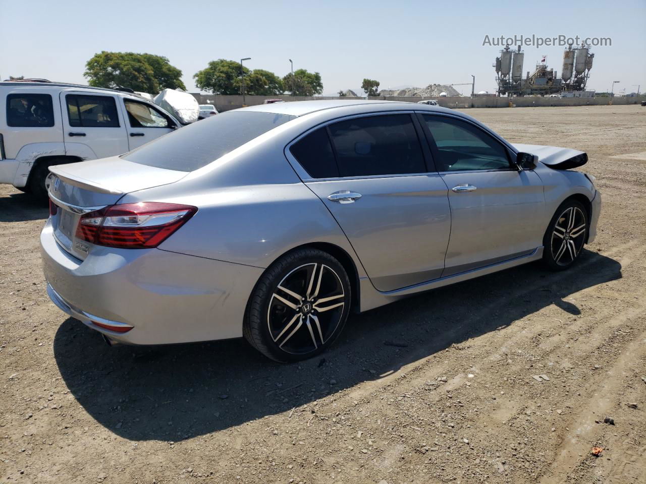 2017 Honda Accord Sport Special Edition Silver vin: 1HGCR2F13HA097488