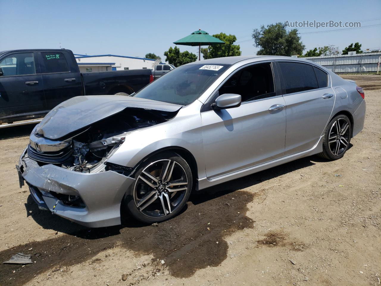 2017 Honda Accord Sport Special Edition Silver vin: 1HGCR2F13HA097488