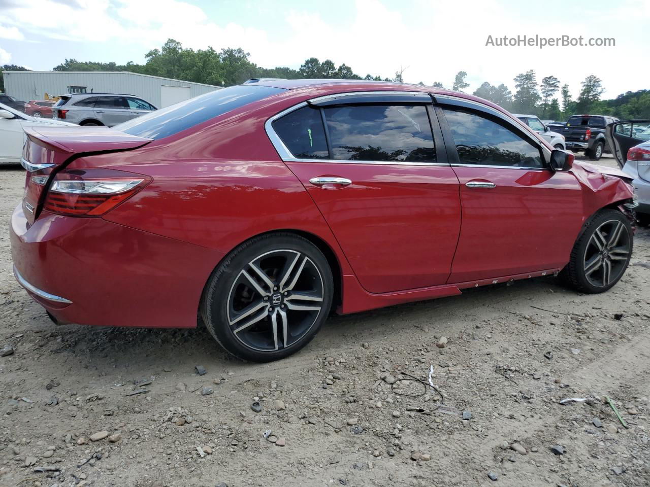 2017 Honda Accord Sport Special Edition Red vin: 1HGCR2F13HA109297