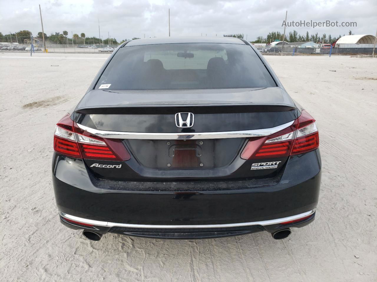 2017 Honda Accord Sport Special Edition Black vin: 1HGCR2F13HA253299