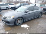 2017 Honda Accord Sport Se Gray vin: 1HGCR2F14HA067934