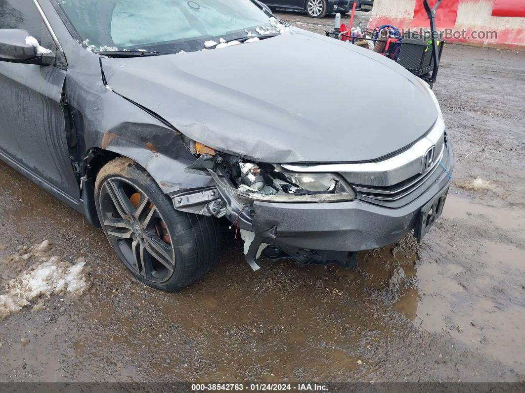 2017 Honda Accord Sport Se Gray vin: 1HGCR2F14HA067934