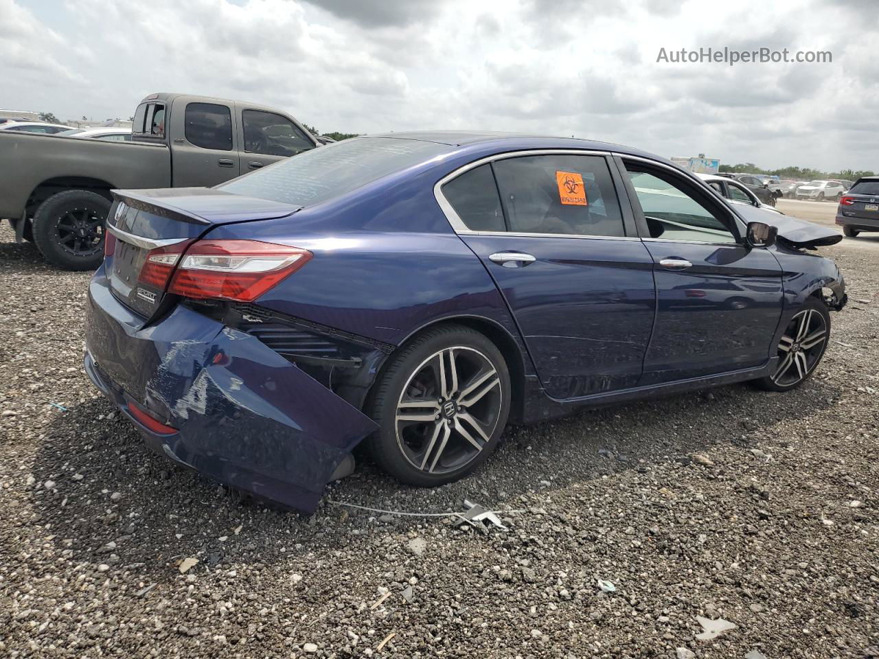 2017 Honda Accord Sport Special Edition Blue vin: 1HGCR2F14HA091652