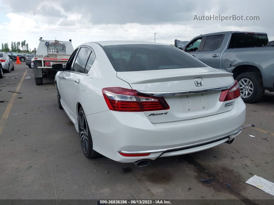 2017 Honda Accord Sedan Sport Se White vin: 1HGCR2F14HA093031