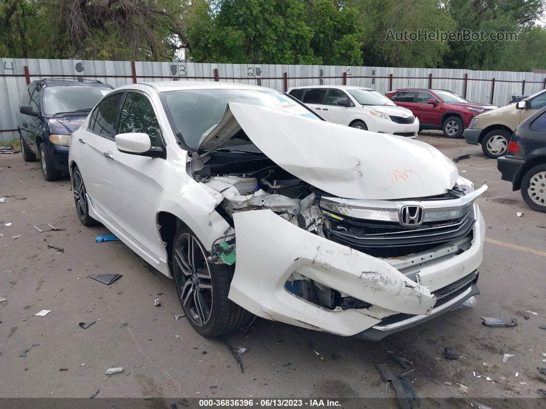 2017 Honda Accord Sedan Sport Se White vin: 1HGCR2F14HA093031