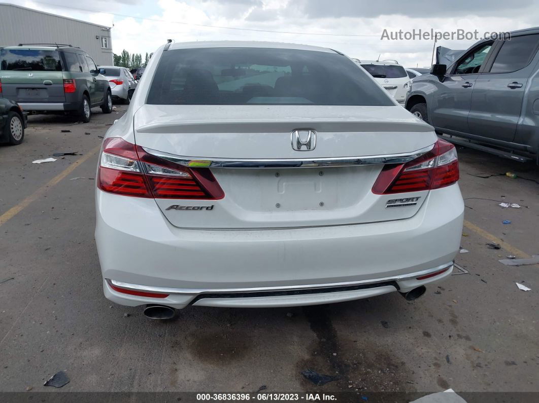 2017 Honda Accord Sedan Sport Se White vin: 1HGCR2F14HA093031