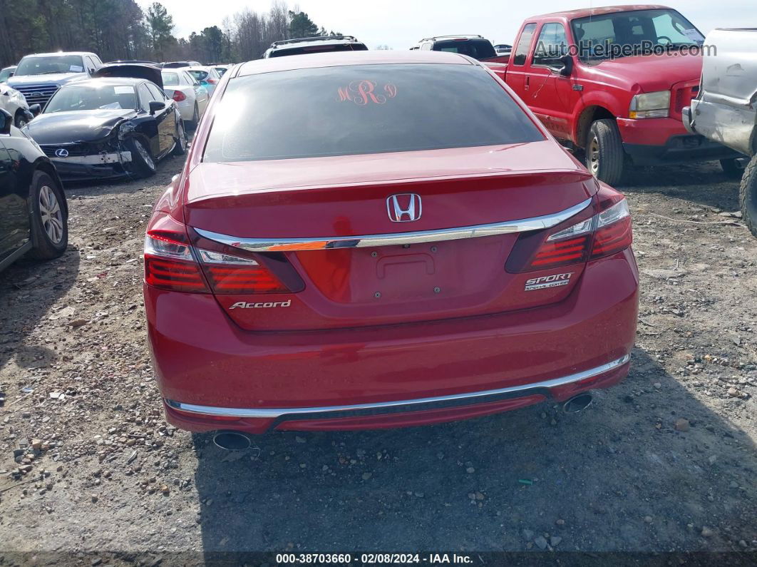 2017 Honda Accord Sport Se Red vin: 1HGCR2F14HA115920