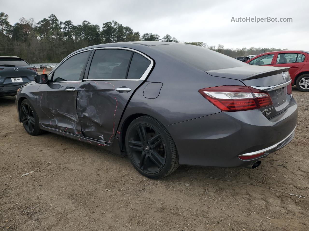 2017 Honda Accord Sport Special Edition Gray vin: 1HGCR2F14HA178693