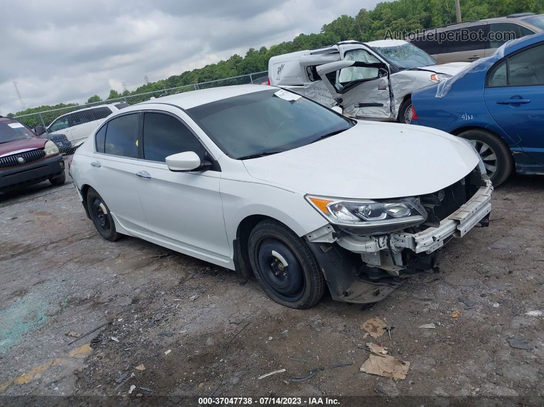 2017 Honda Accord Sedan Sport Se White vin: 1HGCR2F15HA009380