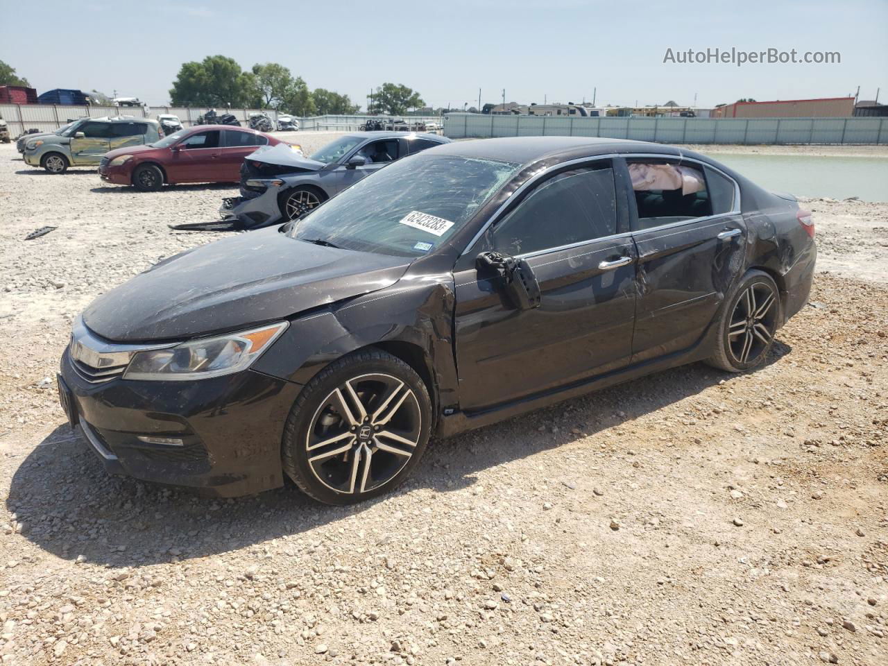 2017 Honda Accord Sport Special Edition Black vin: 1HGCR2F15HA063455