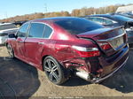 2017 Honda Accord Sport Se Maroon vin: 1HGCR2F15HA087545