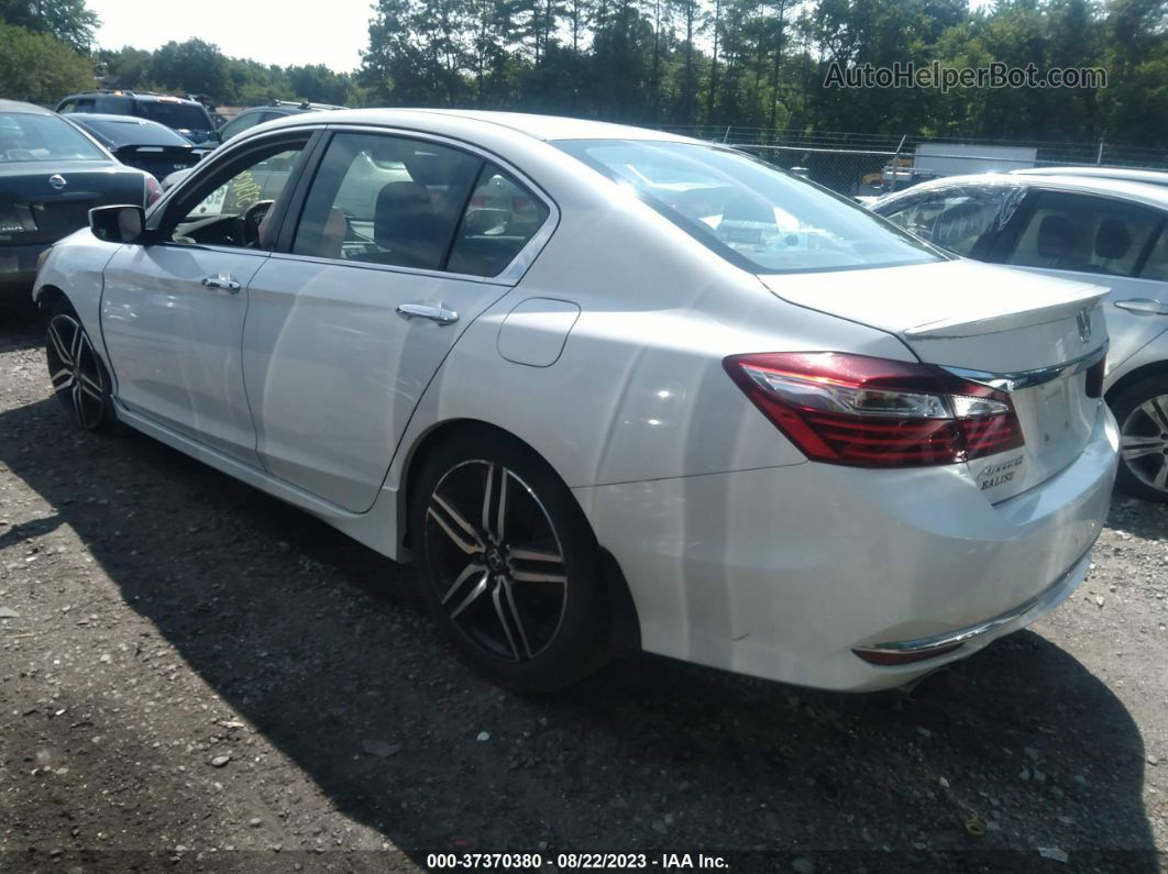 2017 Honda Accord Sedan Sport Se White vin: 1HGCR2F15HA090879