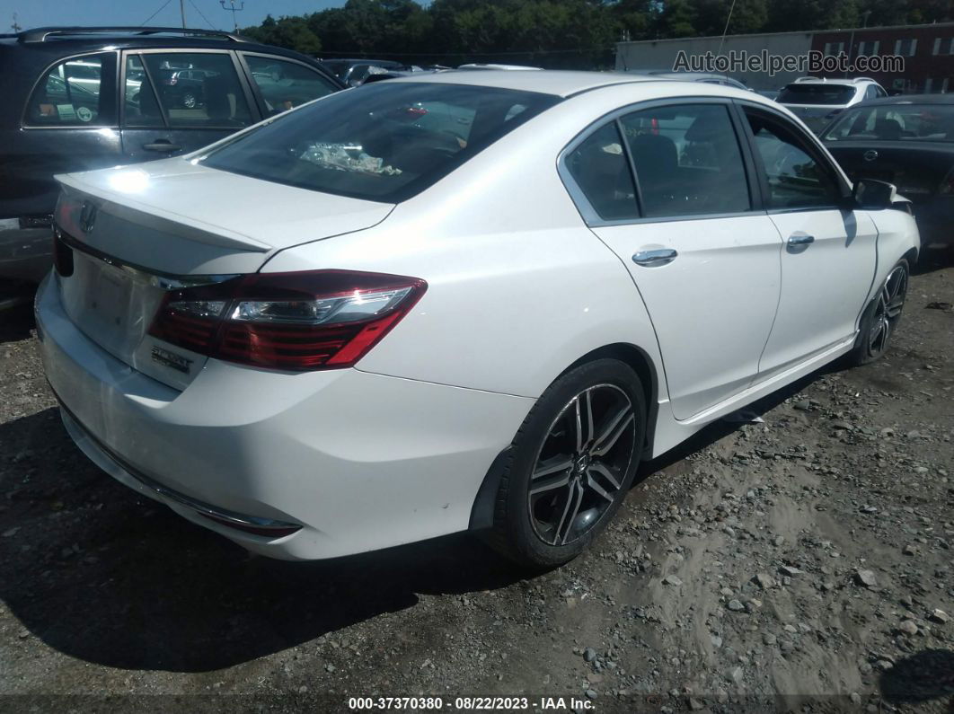 2017 Honda Accord Sedan Sport Se White vin: 1HGCR2F15HA090879