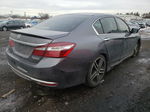 2017 Honda Accord Sport Special Edition Gray vin: 1HGCR2F15HA119362