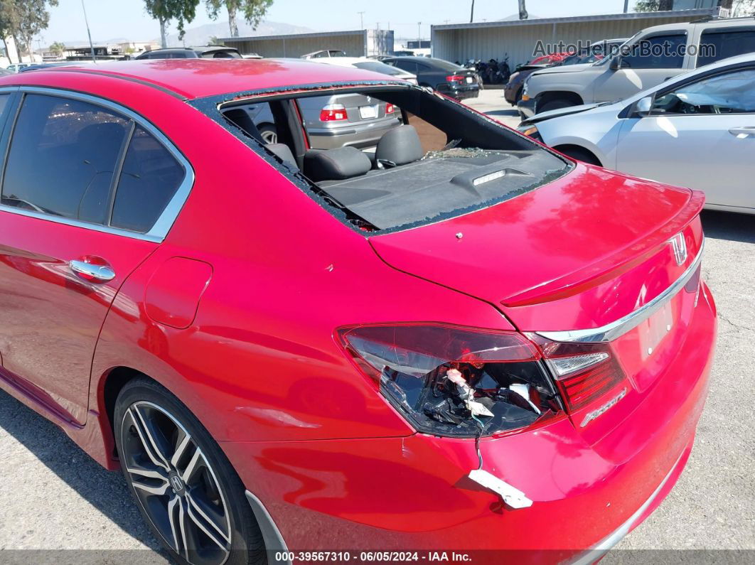 2017 Honda Accord Sport Se Red vin: 1HGCR2F15HA251179