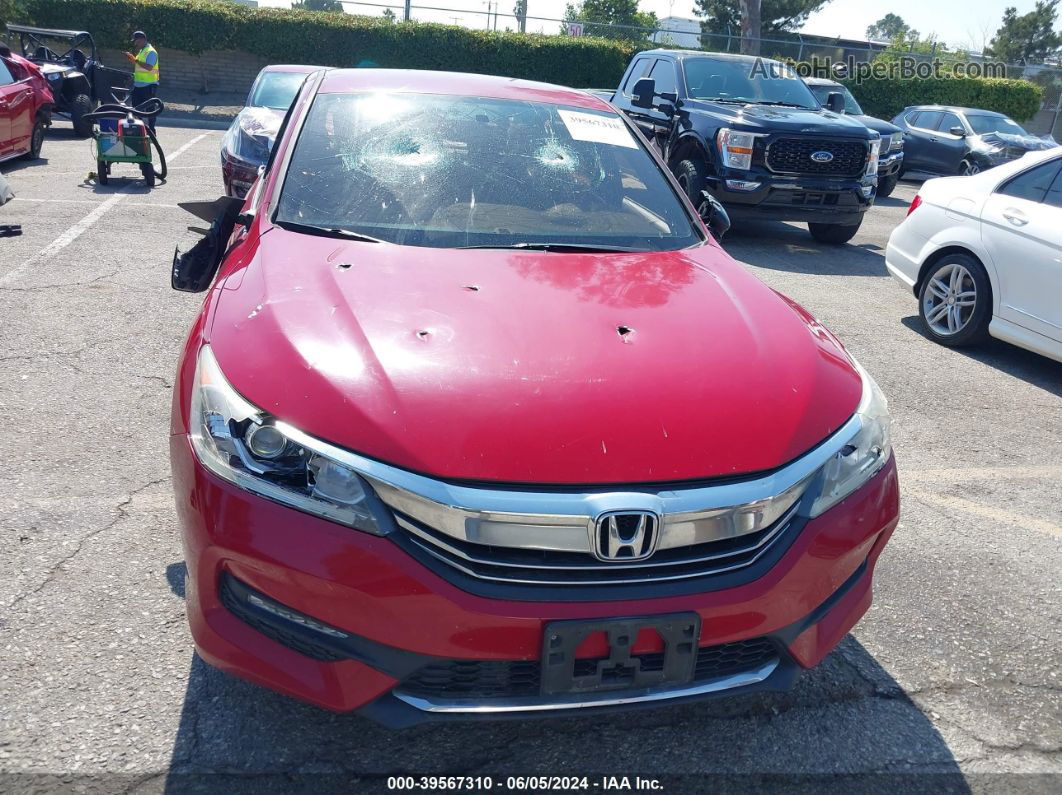 2017 Honda Accord Sport Se Red vin: 1HGCR2F15HA251179