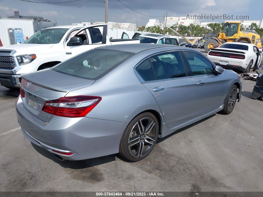 2017 Honda Accord Sedan Sport Se Silver vin: 1HGCR2F16HA042100