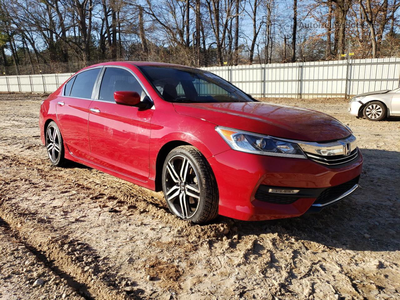 2017 Honda Accord Sport Special Edition Red vin: 1HGCR2F16HA048625