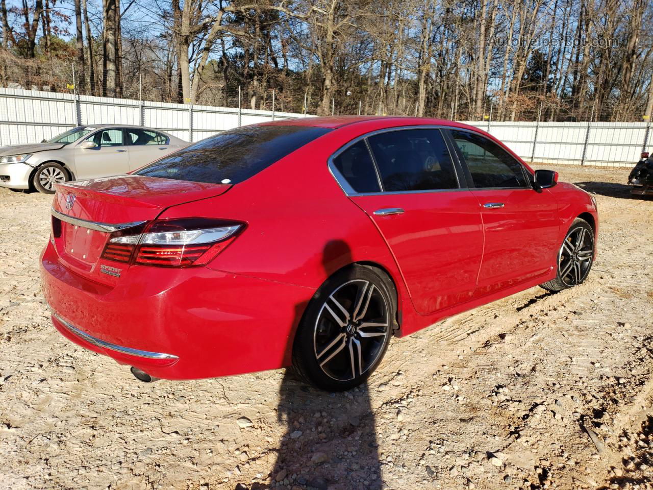 2017 Honda Accord Sport Special Edition Red vin: 1HGCR2F16HA048625