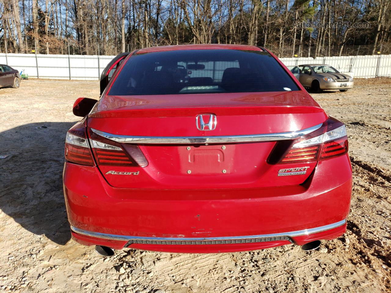 2017 Honda Accord Sport Special Edition Red vin: 1HGCR2F16HA048625