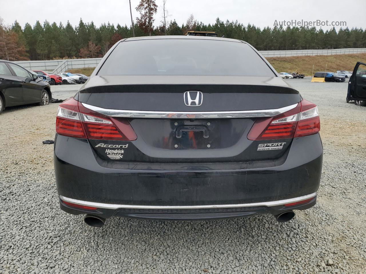 2017 Honda Accord Sport Special Edition Black vin: 1HGCR2F16HA078031