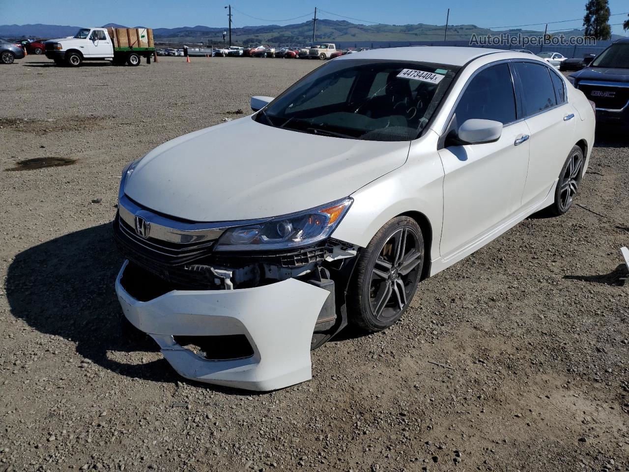 2017 Honda Accord Sport Special Edition White vin: 1HGCR2F16HA103672