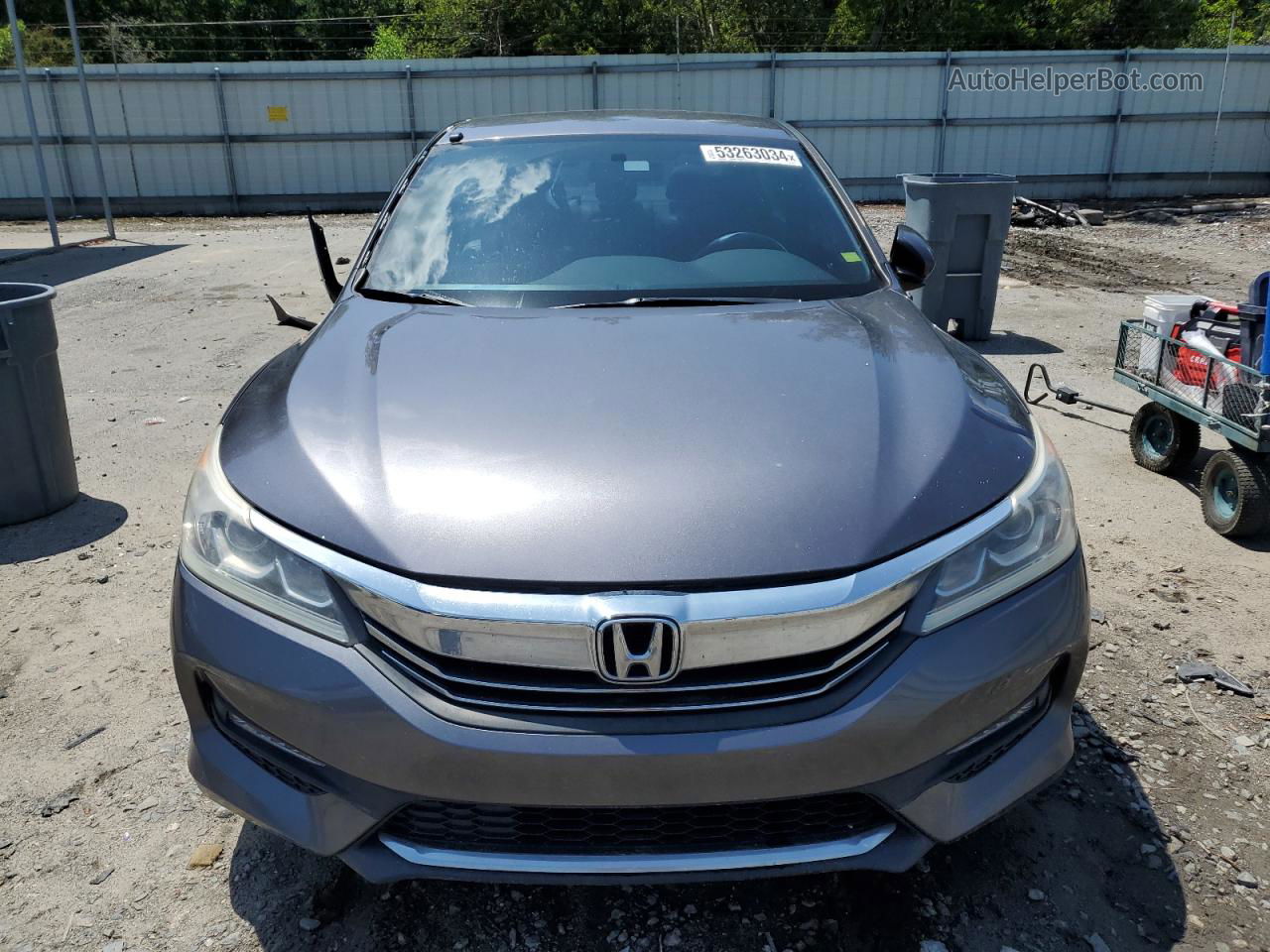 2017 Honda Accord Sport Special Edition Gray vin: 1HGCR2F16HA187072