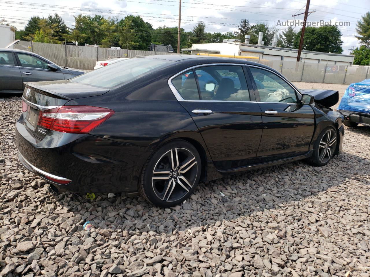 2017 Honda Accord Sport Special Edition Черный vin: 1HGCR2F16HA230969