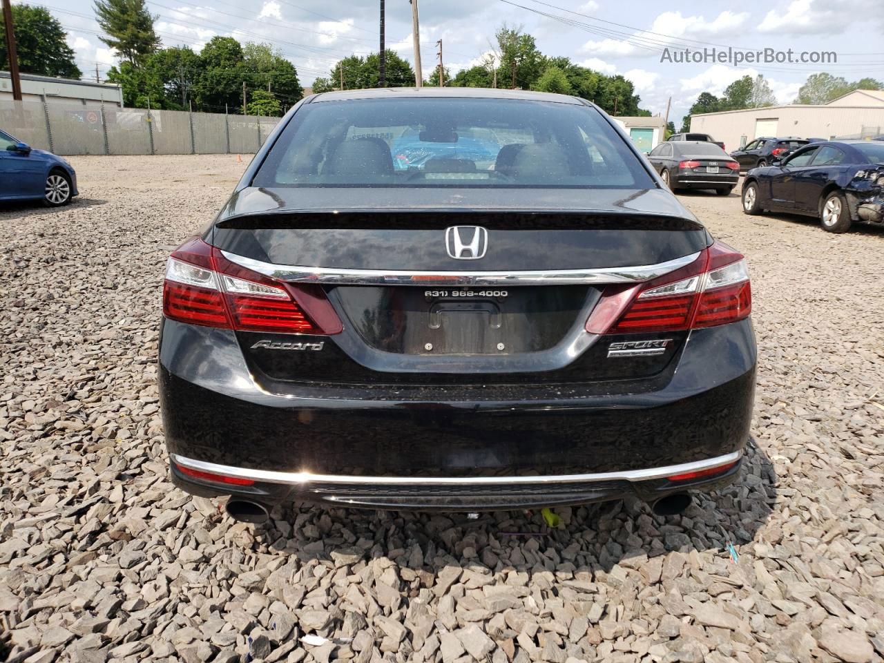 2017 Honda Accord Sport Special Edition Black vin: 1HGCR2F16HA230969