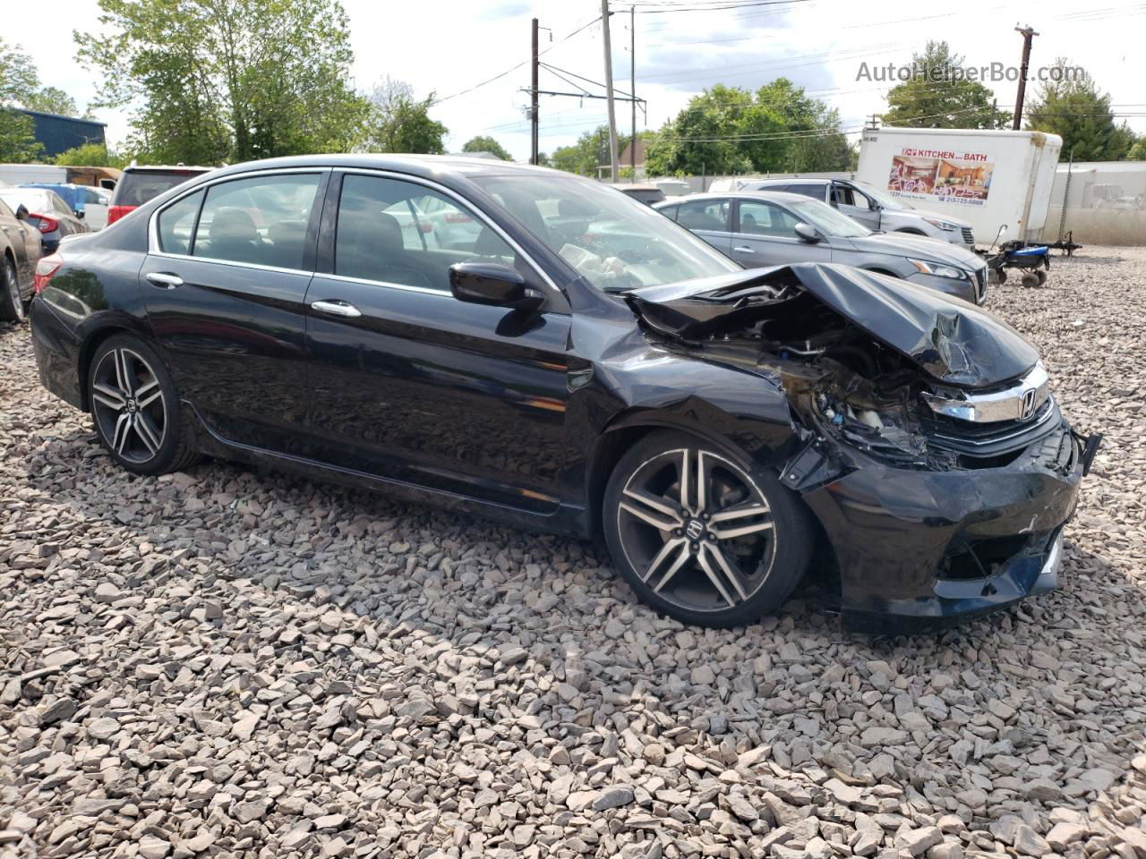 2017 Honda Accord Sport Special Edition Black vin: 1HGCR2F16HA230969